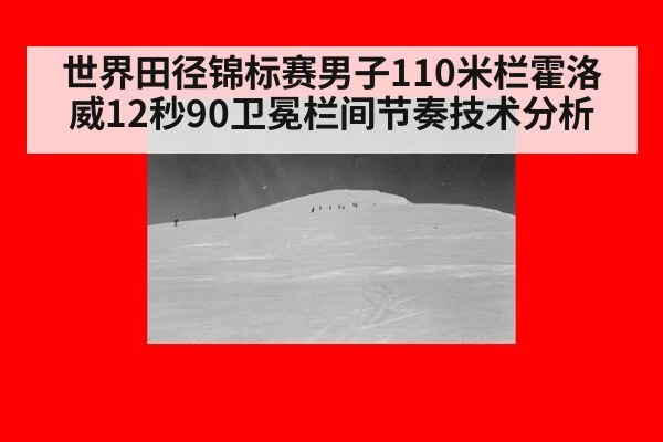 世界田径锦标赛男子110米栏霍洛威12秒90卫冕栏间节奏技术分析